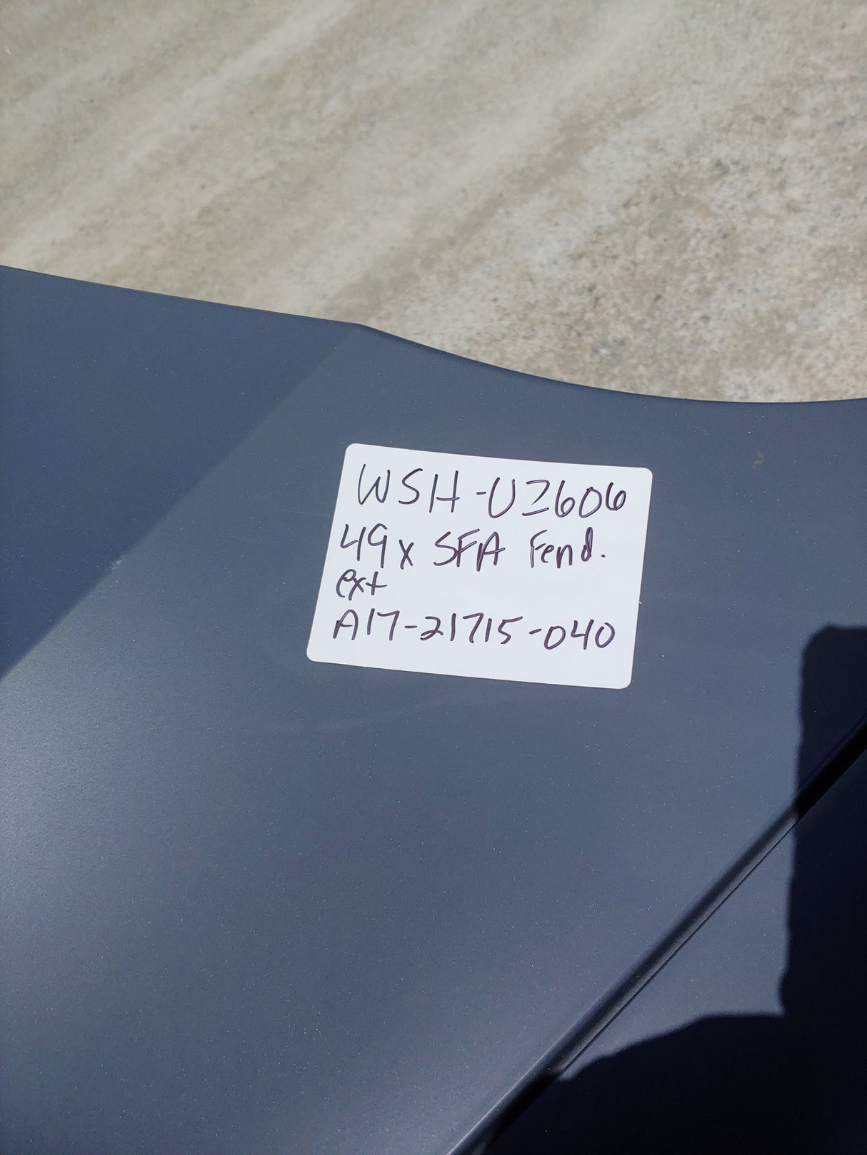 OE part number and sku number of 49X Hood