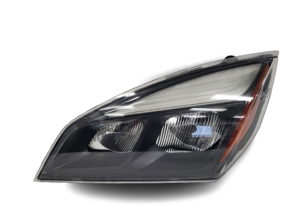 Full LED headlights for Freightliner Cascadia 2018-2024, A66-01405-004.