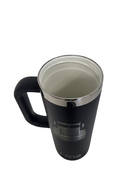 Big Truck Hoods -- 20oz Road Trip Travel Mug RTIC, Black