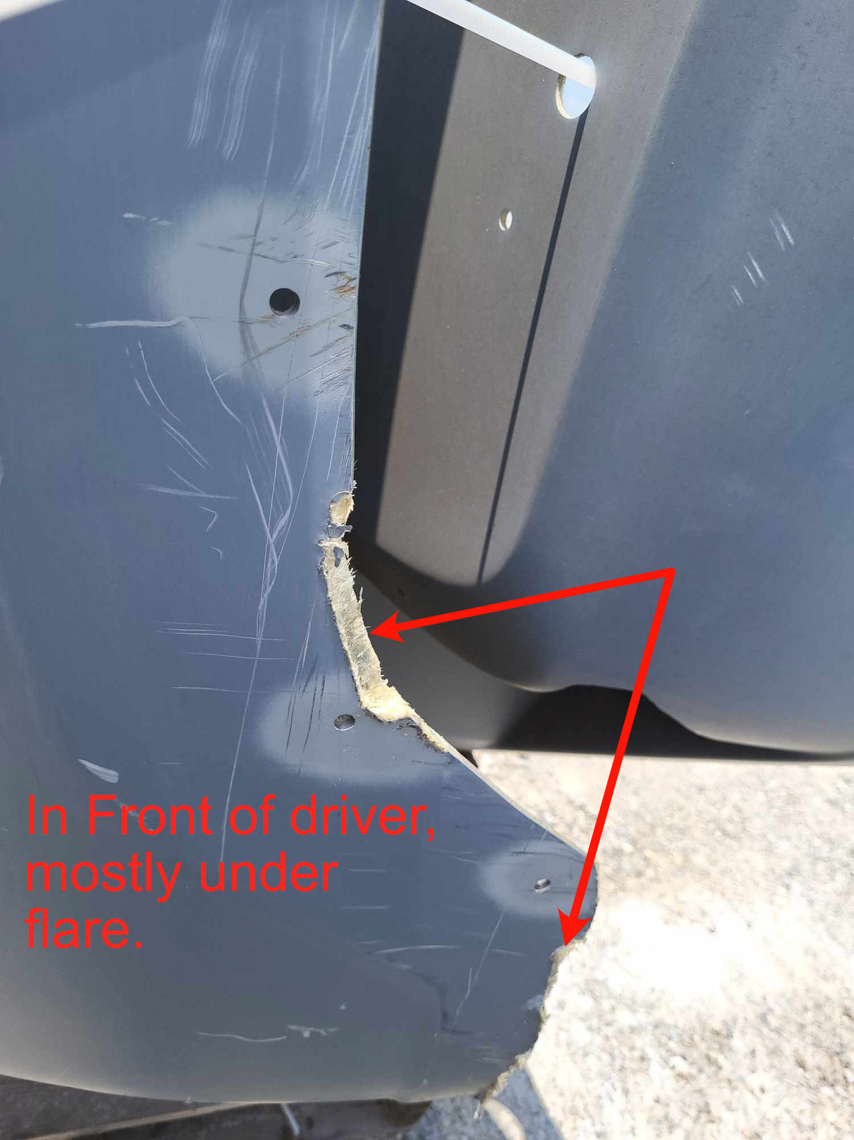 Capó Freightliner 114SD SBA, despegue OEM, con nariz perforada y guardabarros, U2385