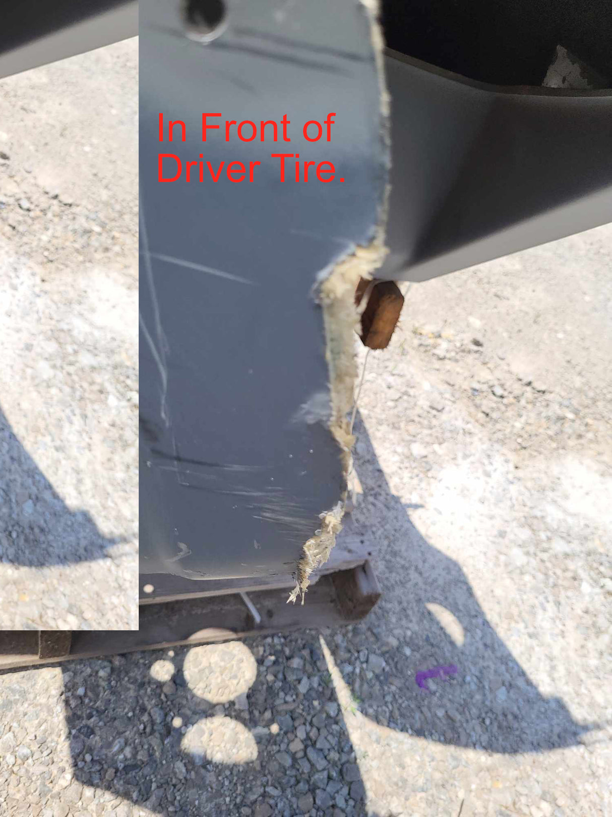 Capó Freightliner 114SD SBA, despegue OEM, con nariz perforada y guardabarros, U2385