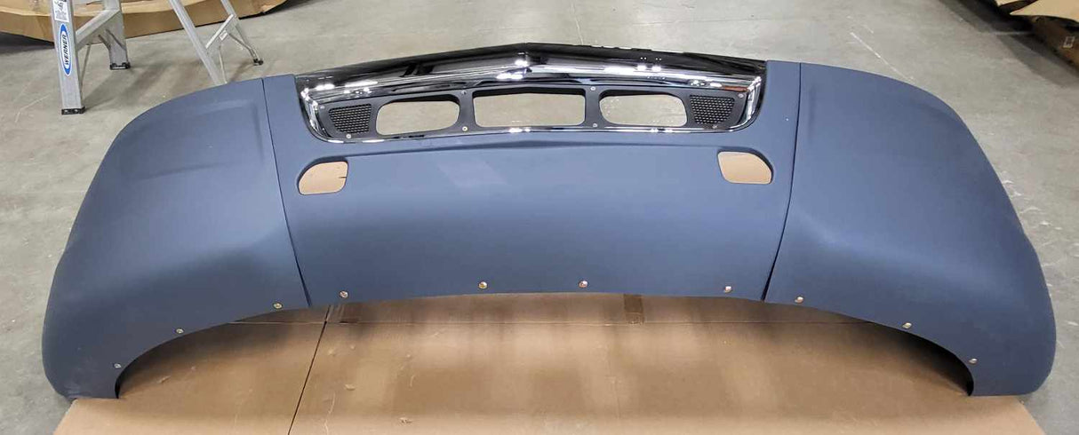 Value HD International LT625 Plastic Bumper with Chrome, 2018-up