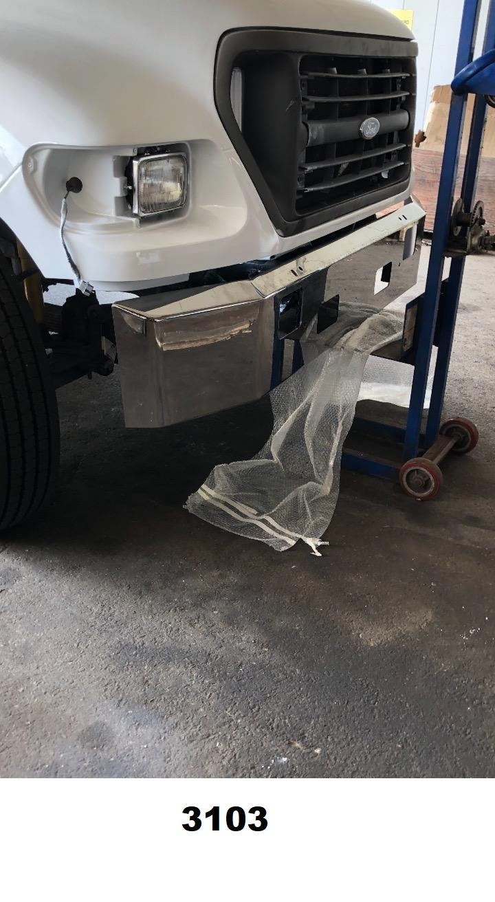 Ford F-600 / F-700 / F-800 Steel Chrome Bumper