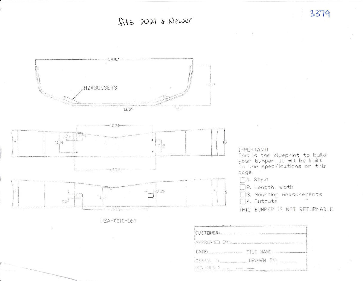 Set Back Axle Steel Chrome Bumper For Peterbilt 579 3379