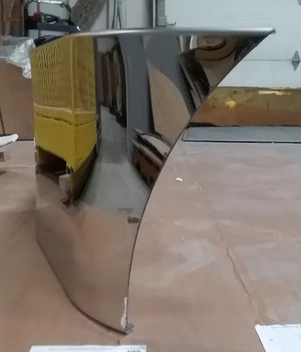 Durabilt 16" Stainless Steel Bumper for Peterbilt 335 / 348