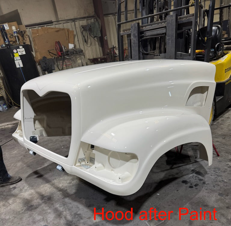 Mack Granite CV713 Hood Modified Design