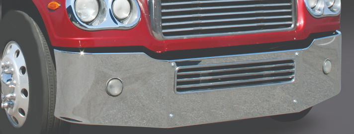 Freightliner Coronado Bumper Steel Chrome