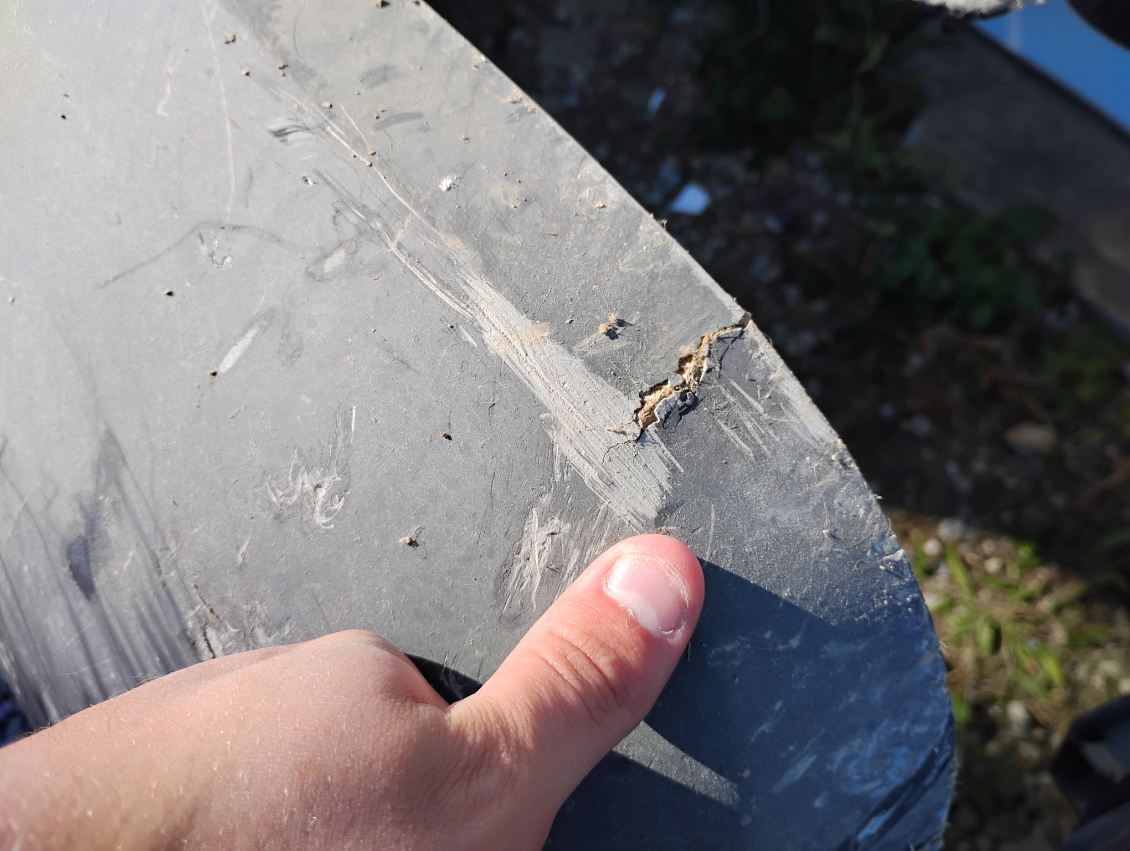 Freightliner 108SD SBA Hood, w/Access Door, OEM Take Off, U1315