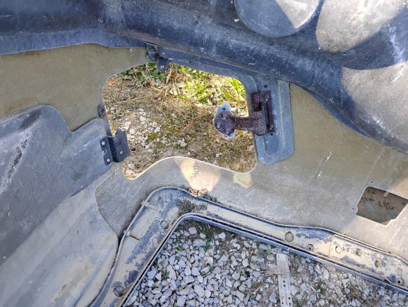 Freightliner 108SD SBA Hood, w/Access Door, OEM Take Off, U1315