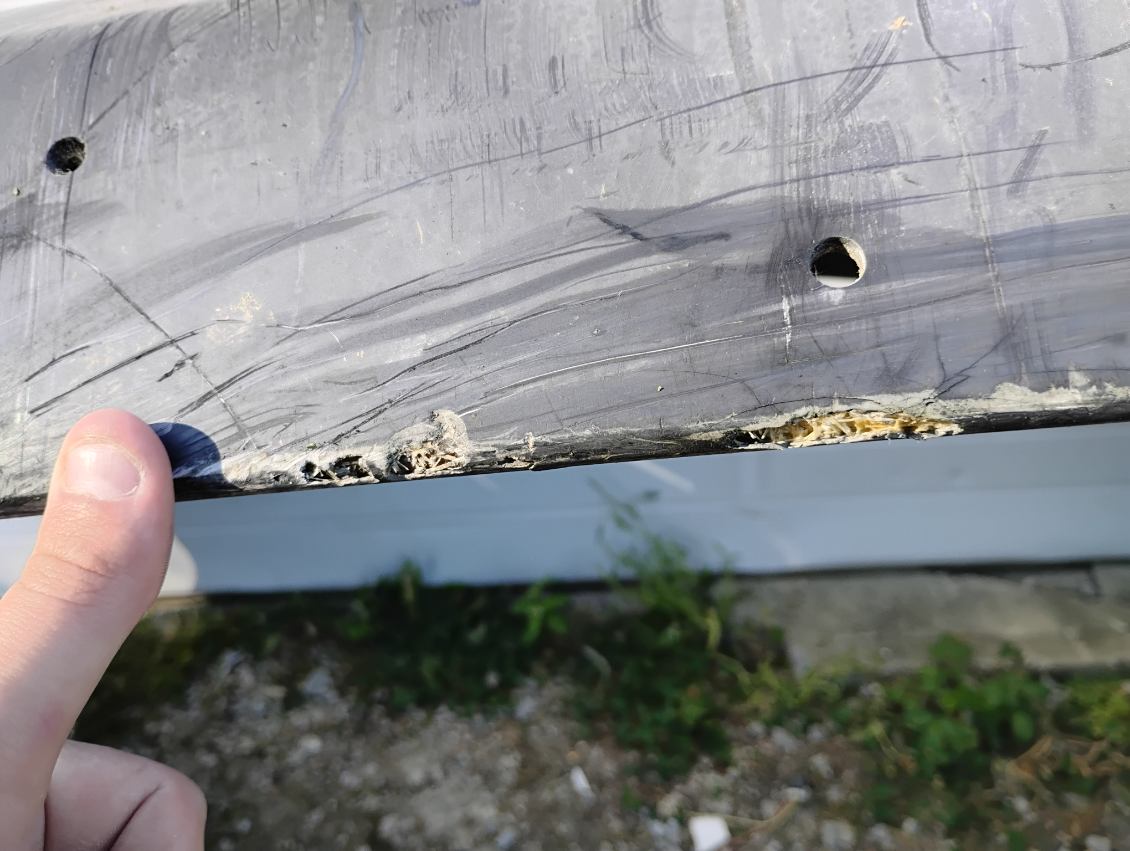 Freightliner 108SD SBA Hood, w/Access Door, OEM Take Off, U1315