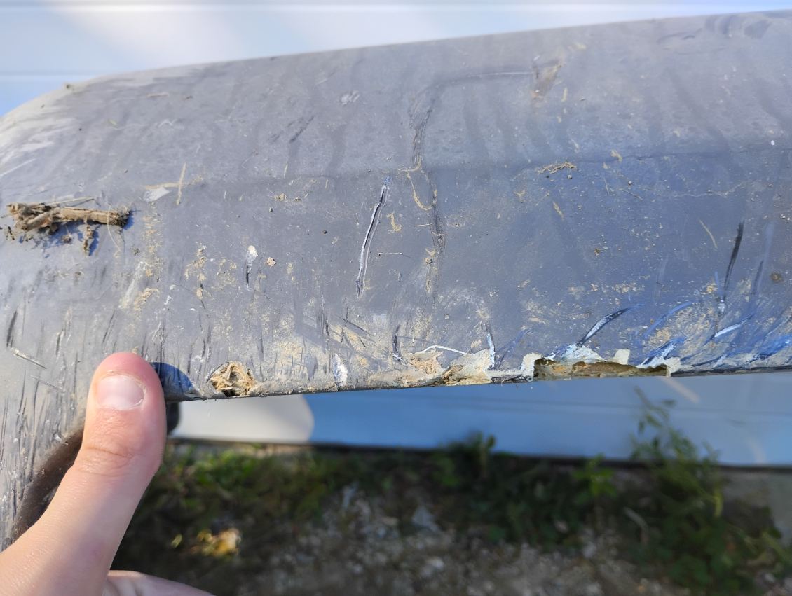 Freightliner 108SD SBA Hood, w/Access Door, OEM Take Off, U1315