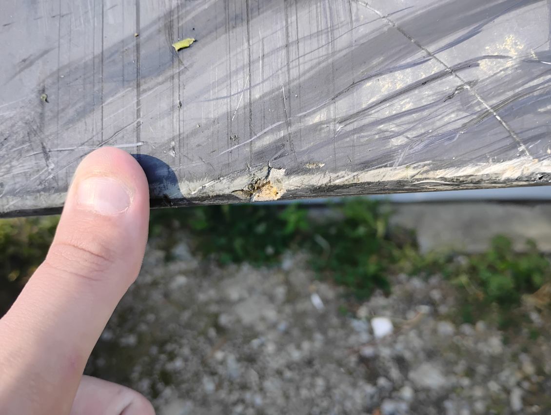 Freightliner 108SD SBA Hood, w/Access Door, OEM Take Off, U1315