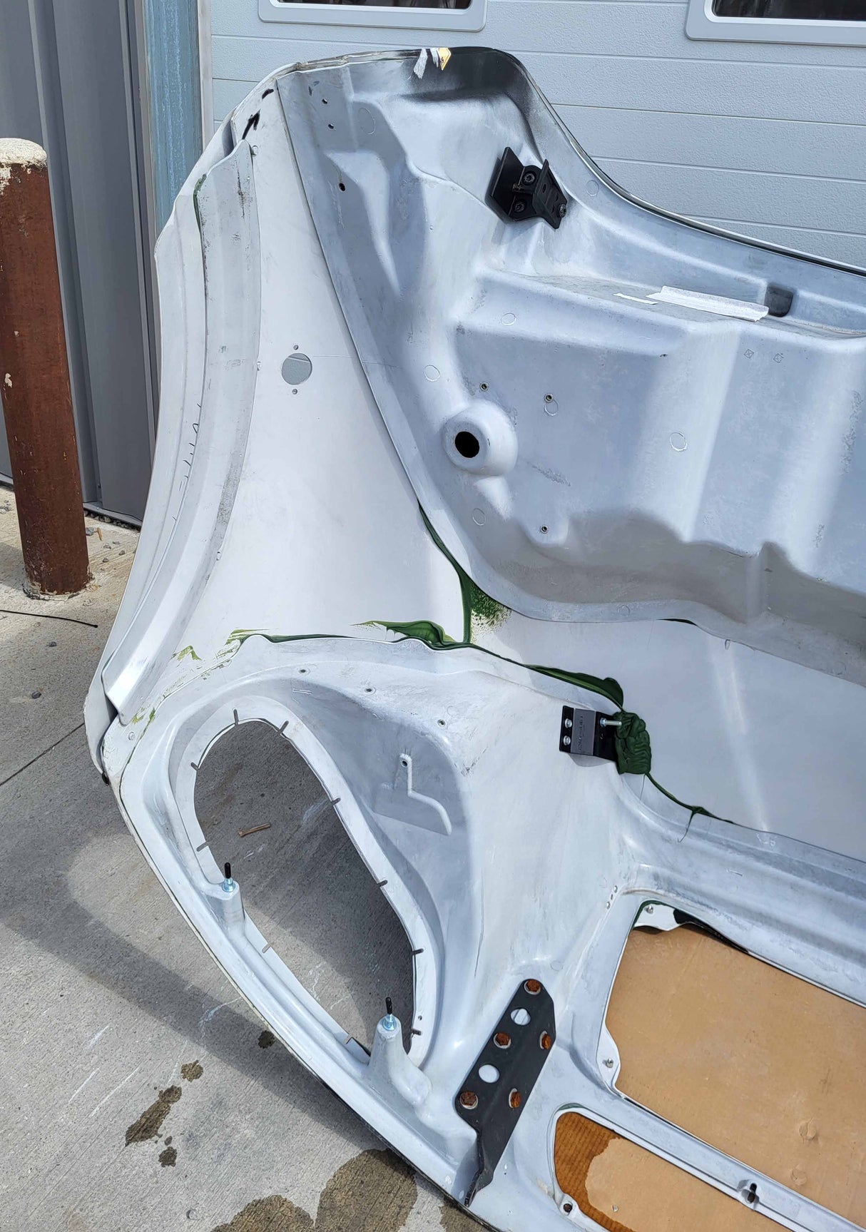 Freightliner M2 112 Hood, Fender Ext., & Bezel Notches, OEM Takeoff, U23104