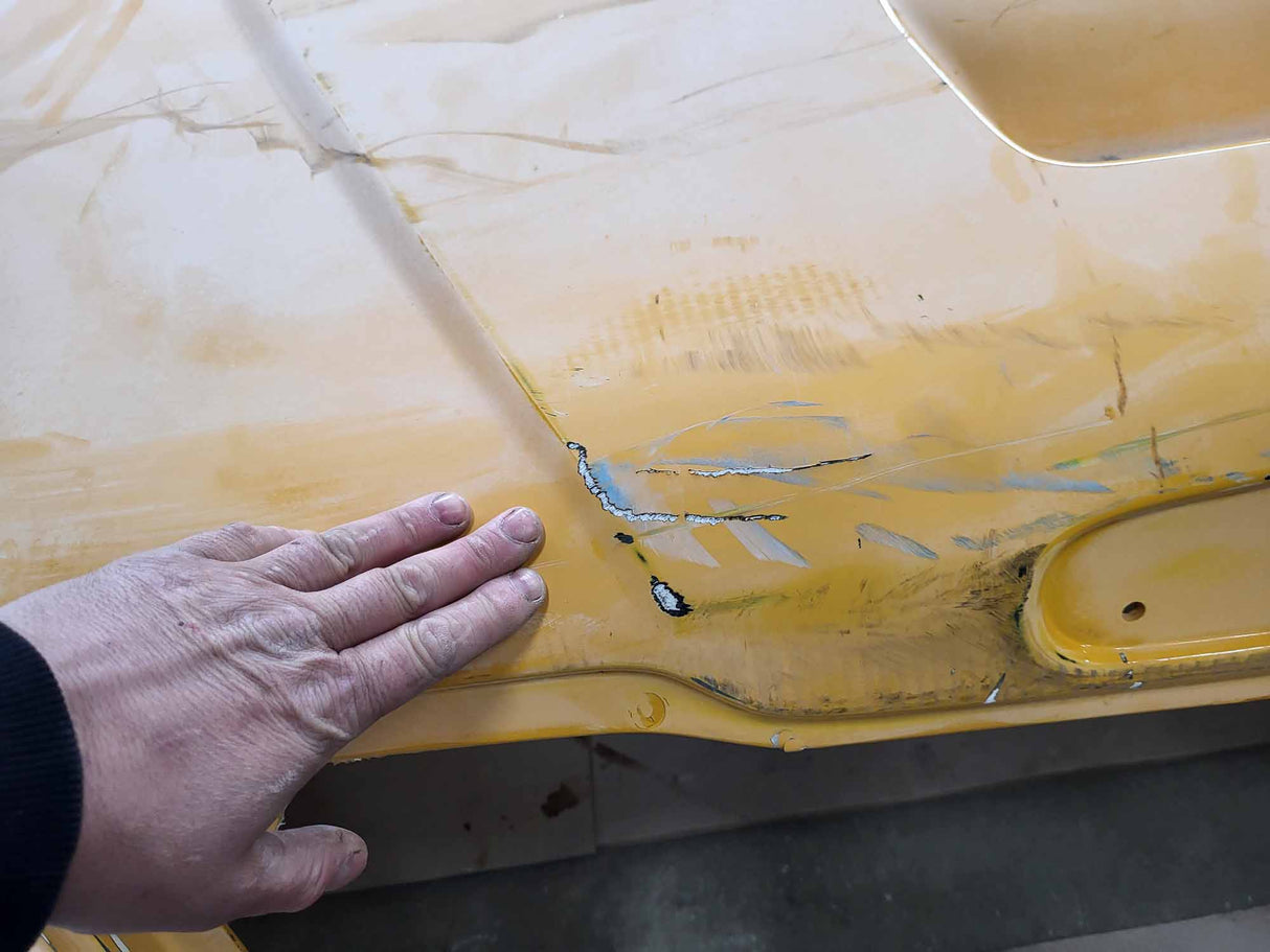 Freightliner M2 106 Hood, w/Valance, OEM Take Off, FLH-U2358