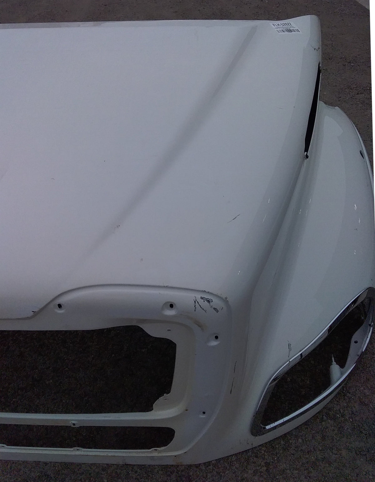Freightliner M2 112 Hood, 2023-25, Fender Ext. Bezel Notches|OEM Takeoff| A17-18280-032