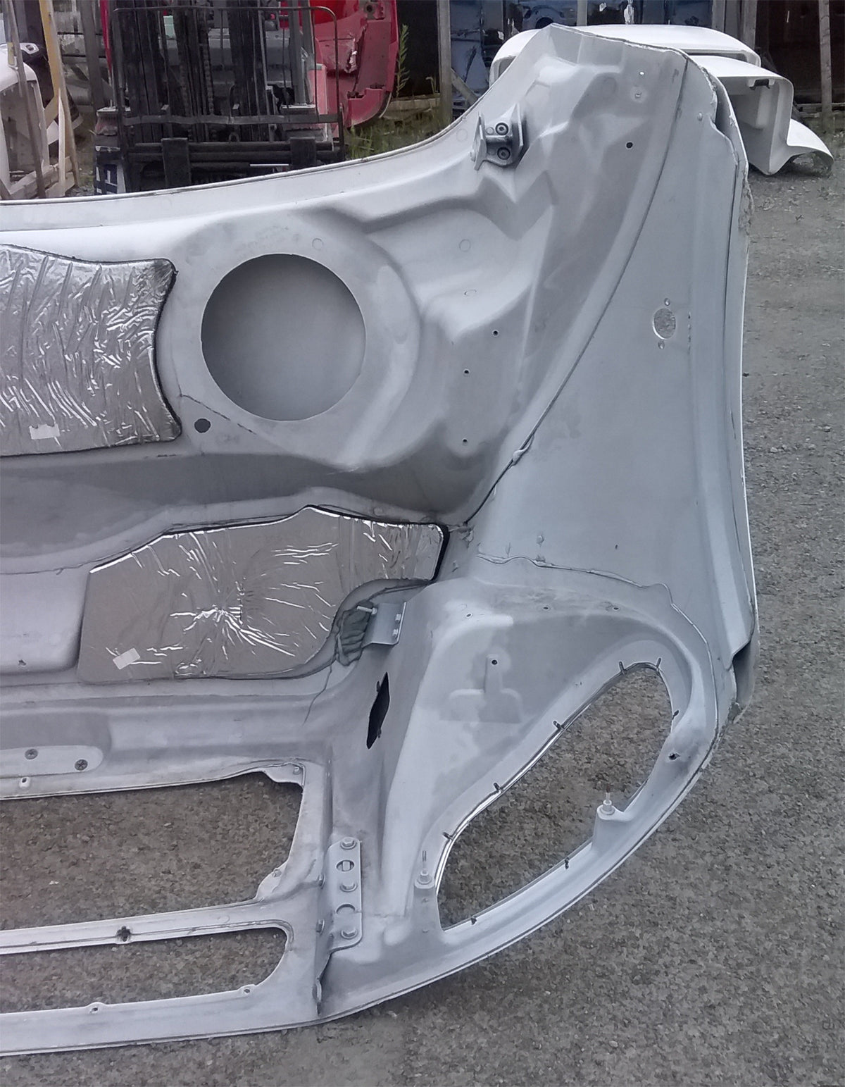 Freightliner M2 112 Hood, 2023-25, Fender Ext. Bezel Notches|OEM Takeoff| A17-18280-032
