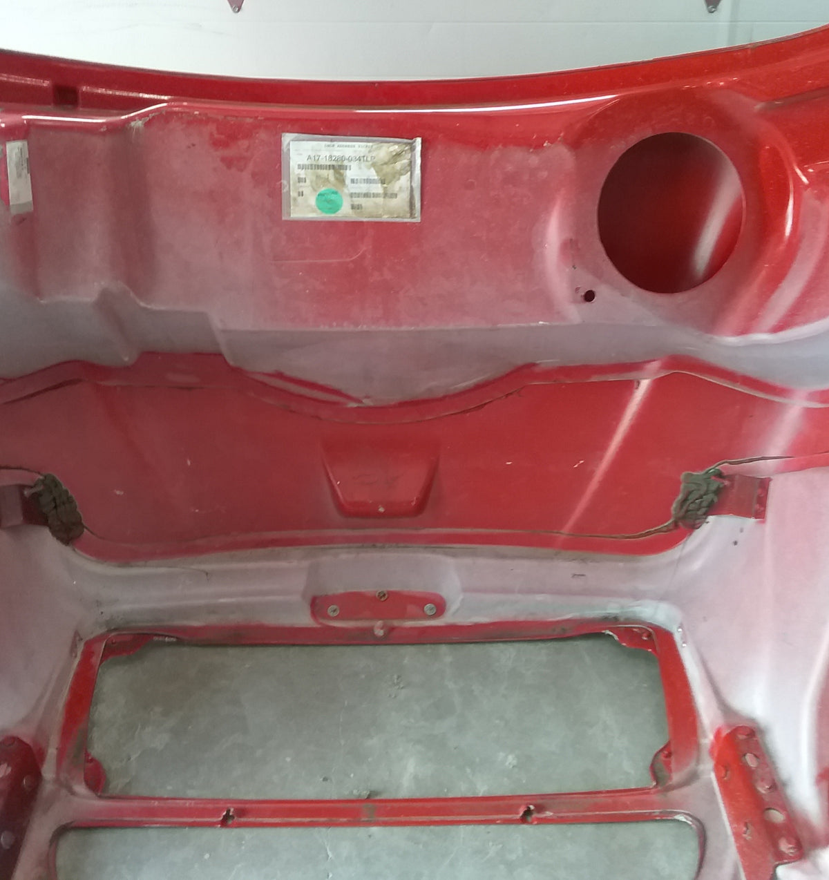 Freightliner M2 112 Hood, 2023-26, Fender Ext. Bezel Notches|OEM Takeoff| U2623 | A17-18280-034