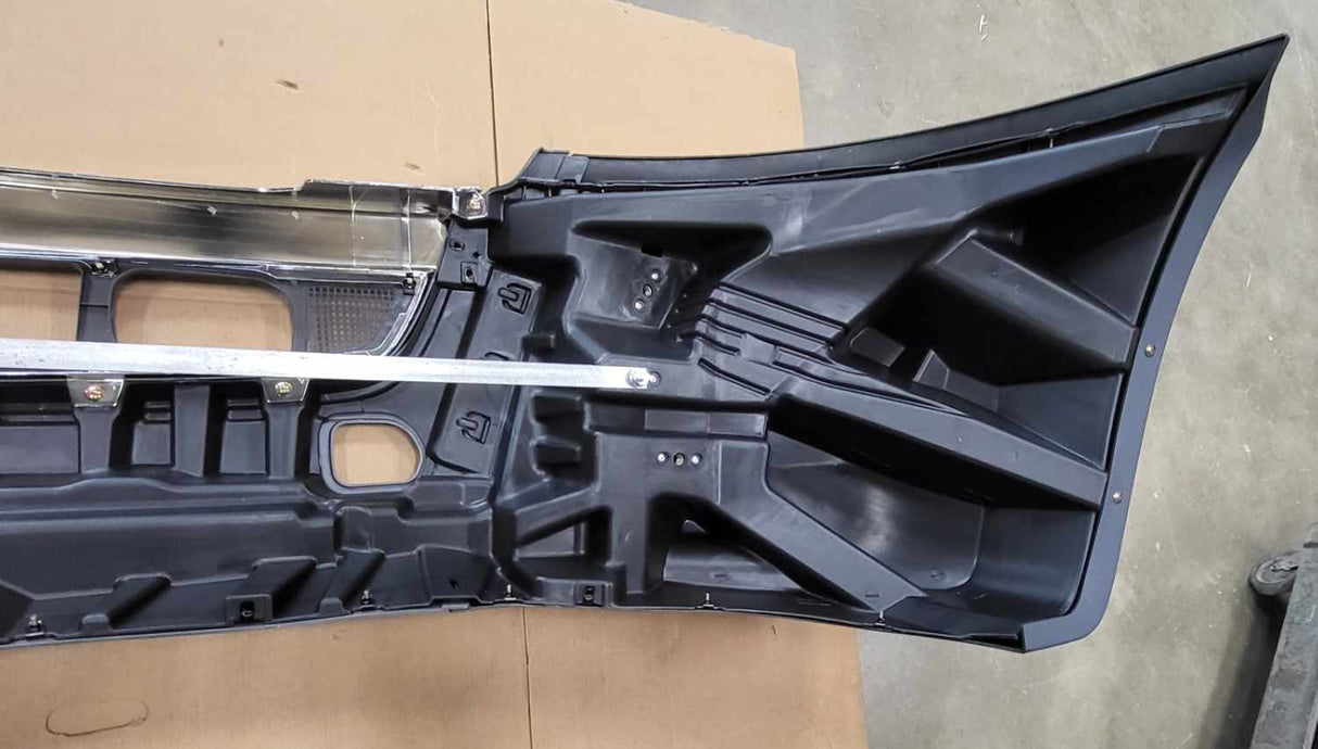 Value HD International LT625 Plastic Bumper with Chrome, 2018-up