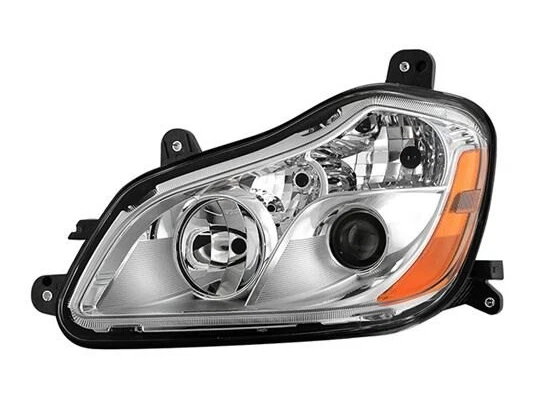 Value-HD Headlight, Fits Kenworth T680 Chrome Projector Headlights Left Side, P54-6103-11000