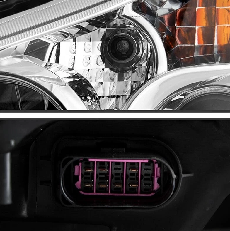 Value-HD Headlight, Fits Kenworth T680 Chrome Projector Headlights Right Side, P54-6103-11000R