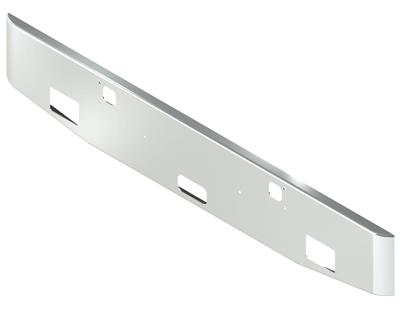 Parachoques de acero cromado Kenworth W900L