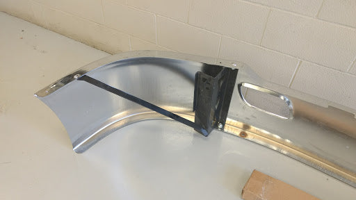 DuraBuilt Kenworth T680 Steel Chrome Bumper | 17" W/Tow Holes | KWB-680C