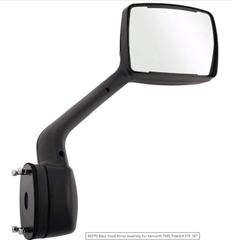 Durabuilt Aftermarket Mirror, Fits Kenworth T680 / Peterbilt 579/587 Gen 1  Black  RH L59-6003-101R