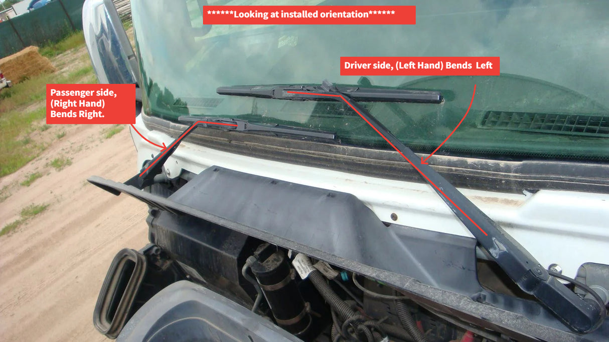 Kenworth Wiper Arm for Passenger Side | R23102913 |Big Truck Hoods