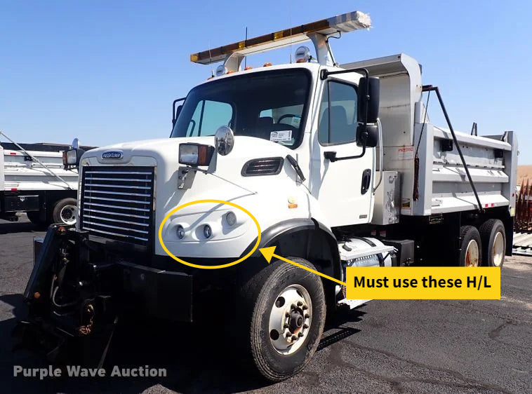 Freightliner M2 106V, Vocational Hood, OEM Take Off, U1310