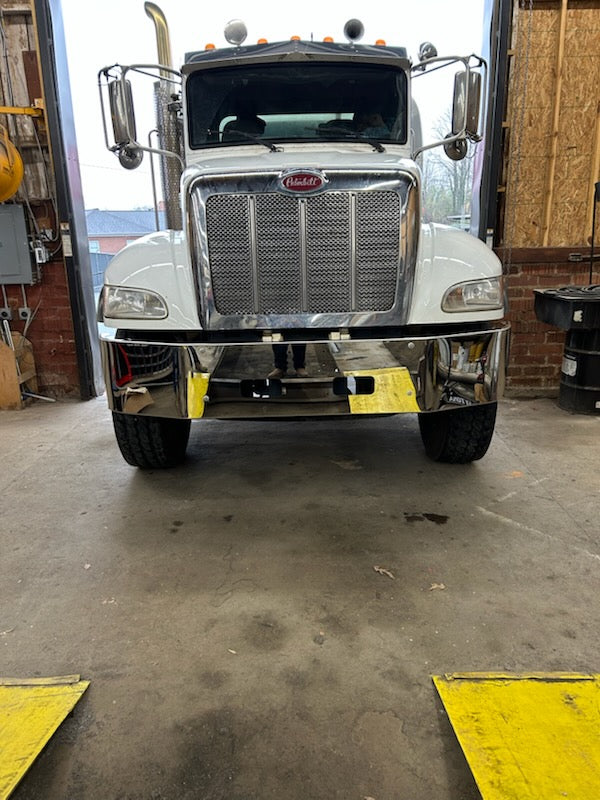 Durabilt 16" Stainless Steel Bumper for Peterbilt 335 / 348