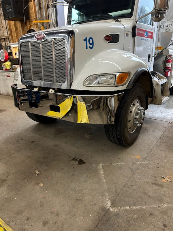 Durabilt 16" Stainless Steel Bumper for Peterbilt 335 / 348