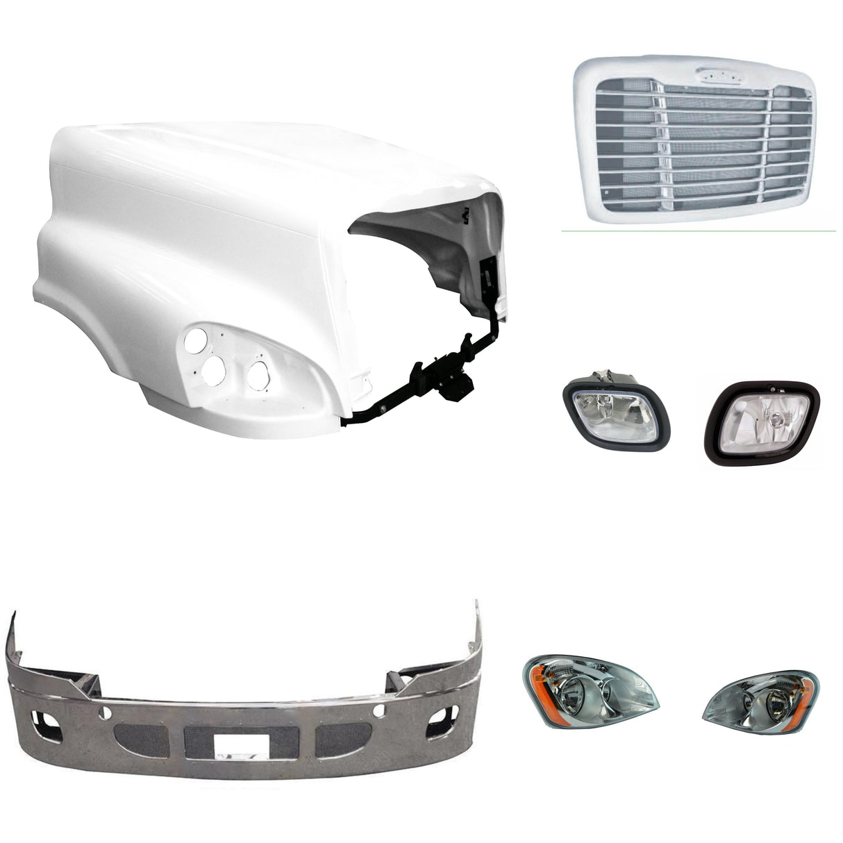 Paquete frontal Freightliner Cascadia 125