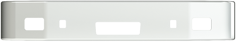 Peterbilt 384 Parachoques de acero cromado