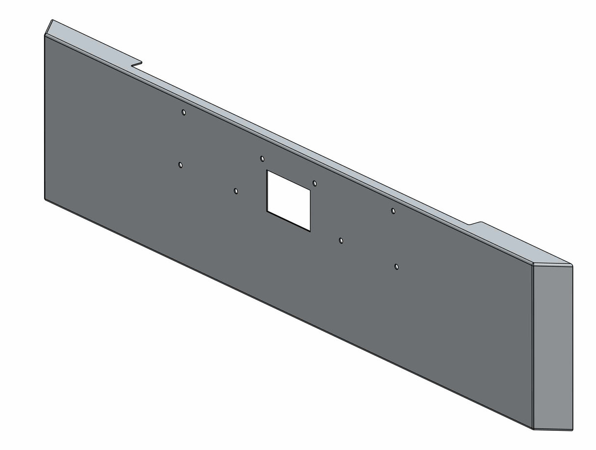 DuraBuilt 20" Stainless Steel Miter End Bumper for Peterbilt 379
