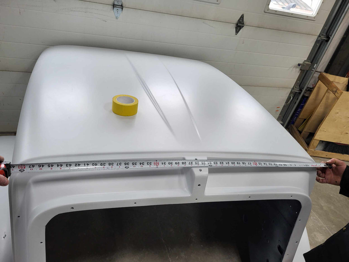 Fiberglass hood for Peterbilt 367 Set Back Axle | Modified Design | L29-6055-1400020
