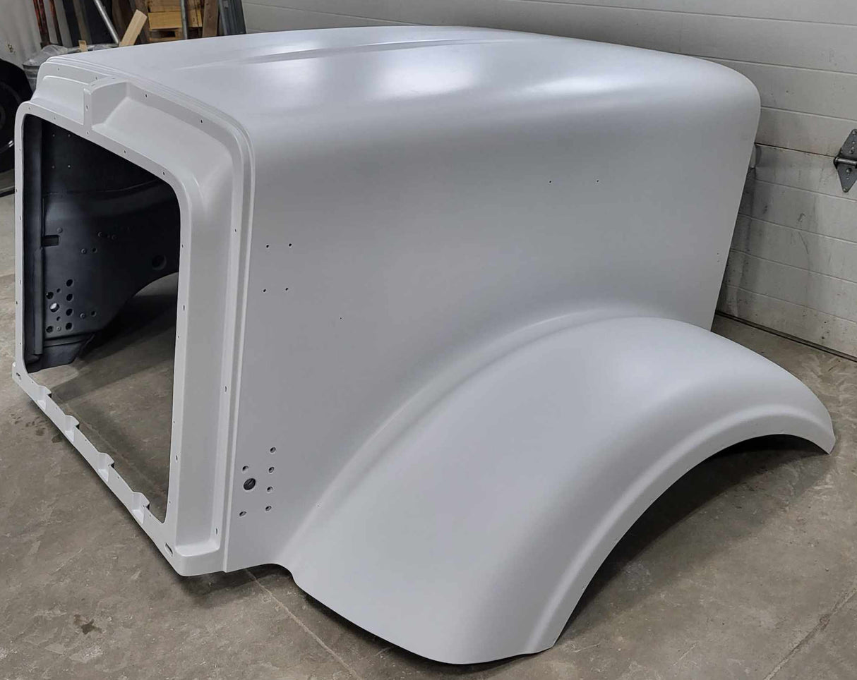 Fiberglass hood for Peterbilt 367 Set Back Axle | Modified Design | L29-6055-1400020