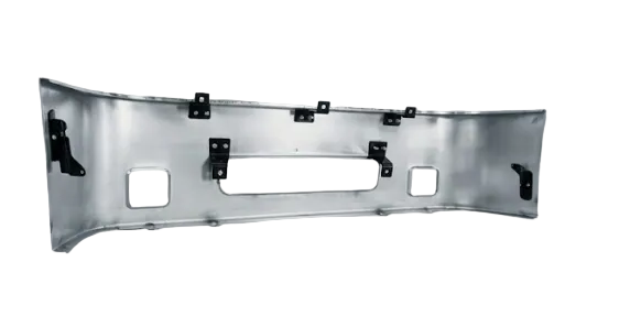 A long, narrow metallic panel shown from the back on a light gray background, with black mounting brackets attached along the side. Text at the top reads 'BACK VIEW WITH BRACKETS'.