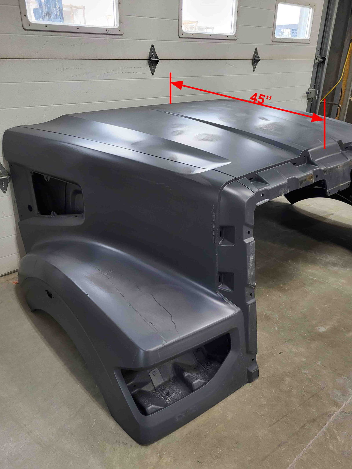 Western Star 49X SBA, guardabarros externo, despegue OEM, U2321