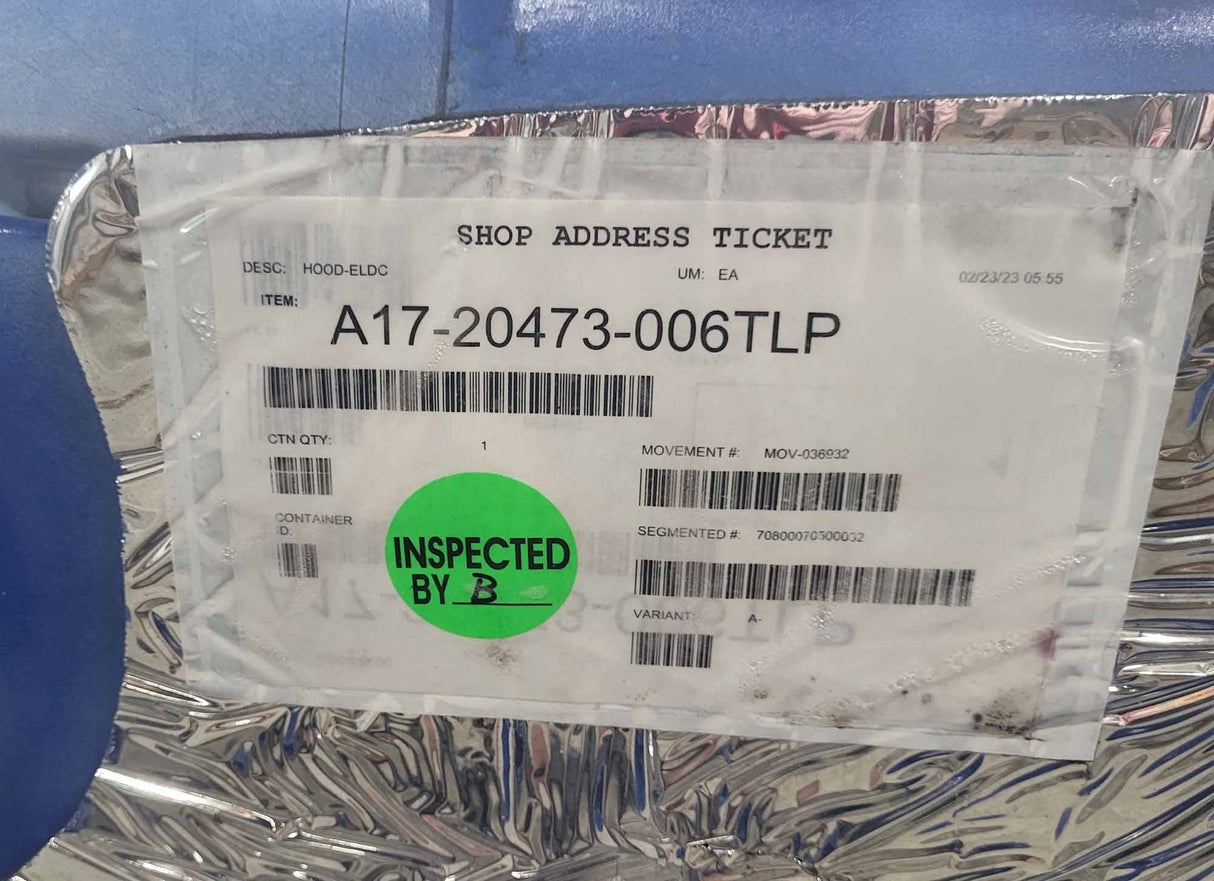 Freightliner Cascadia Hood 116" BBC, OEM Take Off, U2349