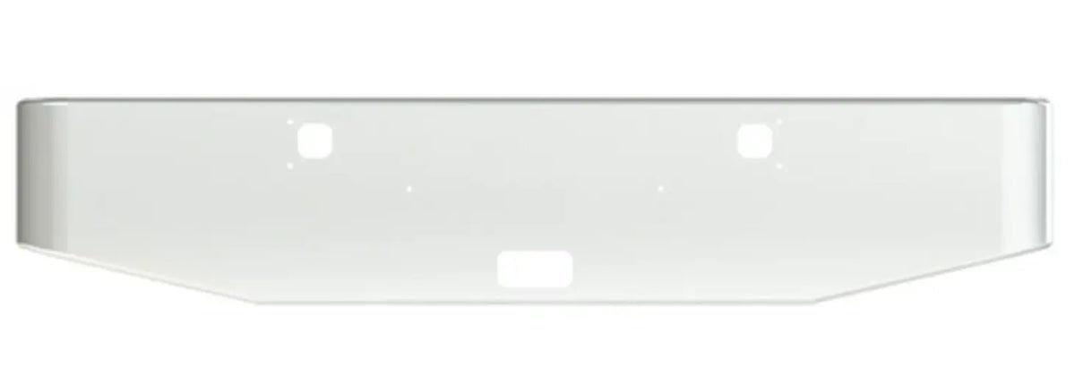 KW W900L SS Bumper | 16" Tapered & Rolled | No Fogs | KWB-900SS6TR4 - 2
