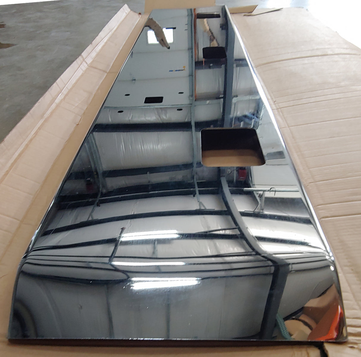 International Model 9900 Chrome Steel, Texas Square bumper with foglights