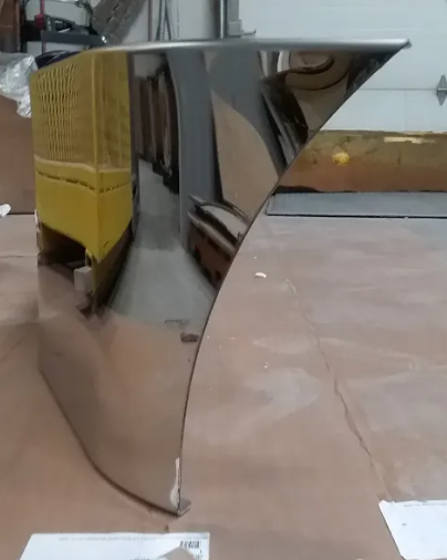 Durabilt 16" Stainless Steel Bumper for Peterbilt 335 / 348