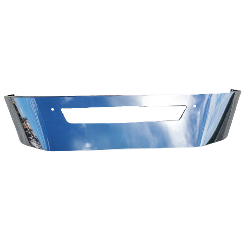 Aftermarket Chrome 16" Steel Bumper, Fits Kenworth T-270 & T-370
