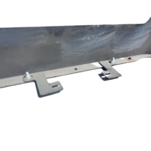 Aftermarket Chrome 16" Steel Bumper, Fits Kenworth T-270 & T-370