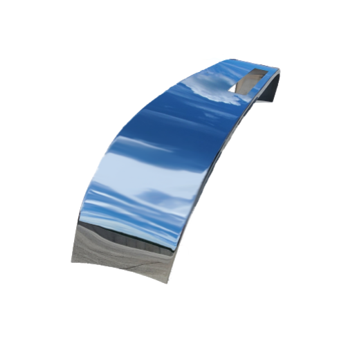 14" Steel Chrome Bumper for Peterbilt 335