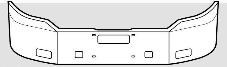 International ProStar Steel Chrome Bumper - Big Truck Hoods