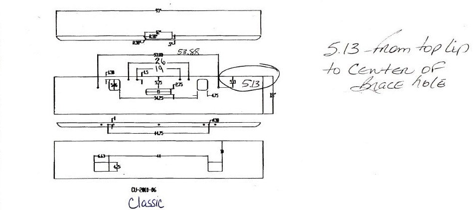 Freightliner Classic Bumper With Fog Light Hole Cutouts 18 in. Ultramax