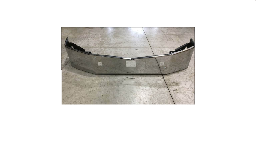 Peterbilt 579 Set Back Axle Steel Chrome Bumper With Vorad Sensor Cut Out - Big Truck Hoods