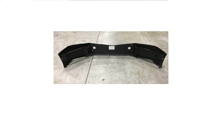 Peterbilt 579 Set Back Axle Steel Chrome Bumper With Vorad Sensor Cut Out - Big Truck Hoods