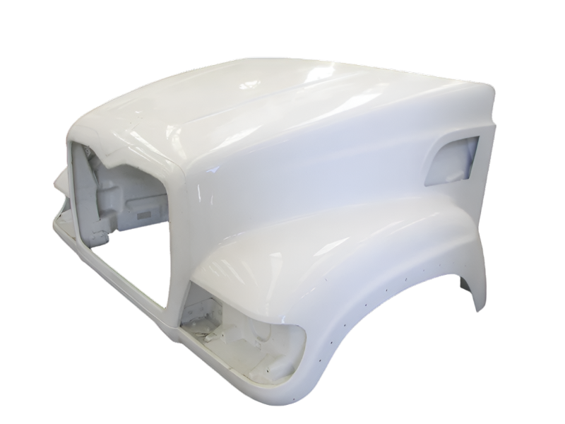 Mack Granite CV713 Hood Modified Design - Big Truck Hoods